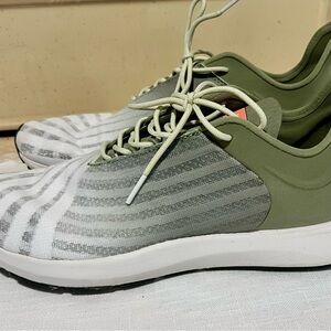 Saysh Women's Green and White sneakers purchased at Athleta